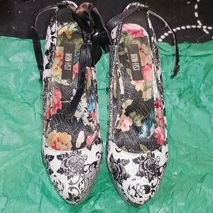 Iron Fist Lace Spiderweb Heels